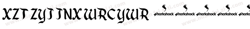 XZT ZYJ JNX WRC YWR字体转换